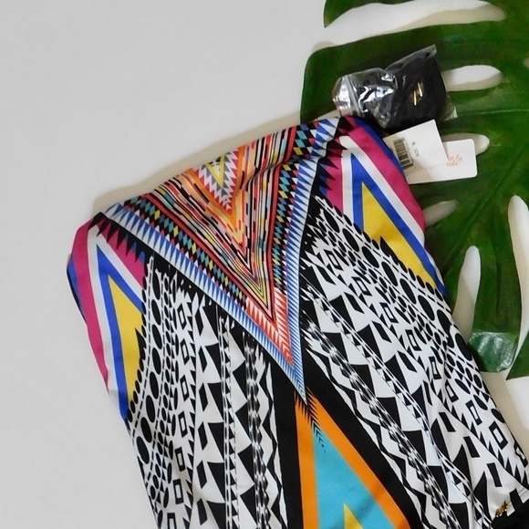 NWT!! PILYQ Inca Halter or Strapless One Piece Swimsuit Colorful Vacation Small - Picture 5 of 15